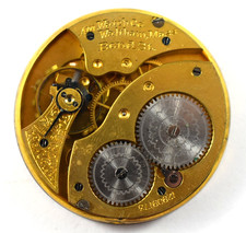 Vintage Waltham Bond St 14s 15J OF Pocket Watch Movement lot.qd