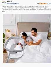 Hallo Bassinest Accessory Compatible With AVEC 1 Newborn Insert Enclosed:OpenBox