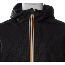 US Based Authentic Fendi x K-Way Black Revers...