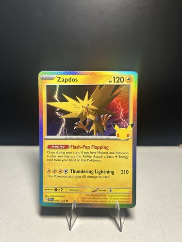 The Pokémon 30th celebration Zapdos 55/128