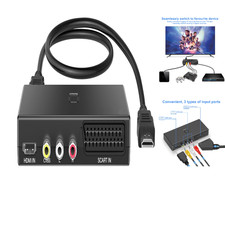 SCART auf HDMI Konverter 3 in 1 4K HDMI Ausga...