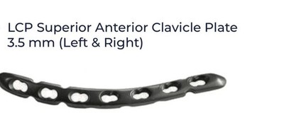 Veterinary 3.5 mm Locking Superior Anterior Clavicle Plate 7 holes 10 PCs (5L&5R