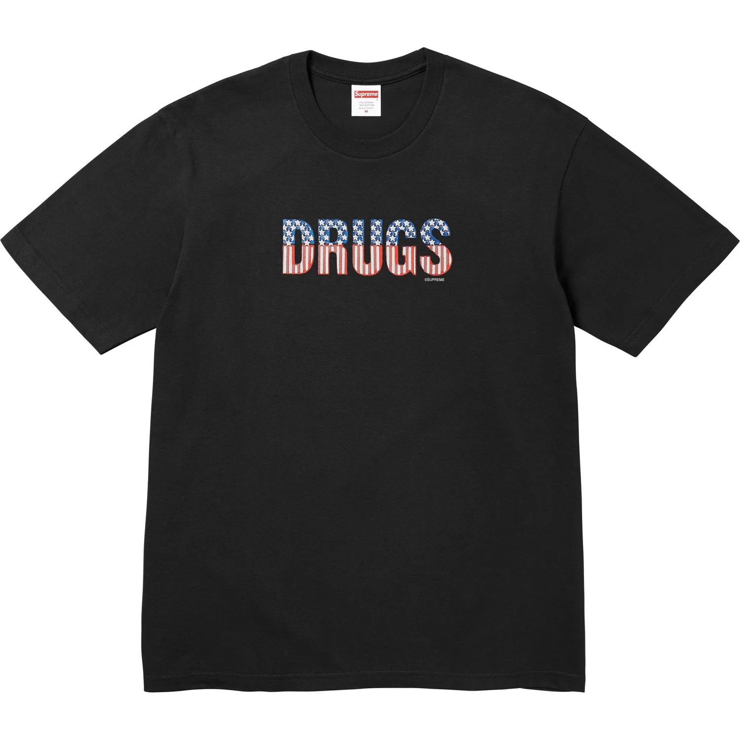 Tee shirt noir Supreme Drugs neuf avec étiquette authentique