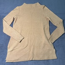 Loft Women's XSmall Mock Neck Knit Wool Blend Sweater Pullover Long Sleeve Soft