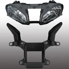 Front Headlight W/ Upper Fairing Stay Bracket Fits For Yamaha YZF R6 2008-2016