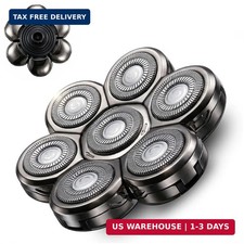 7D Head Shavers Replacement Blades, Electric Head Shavers for Bald Men Replaceme