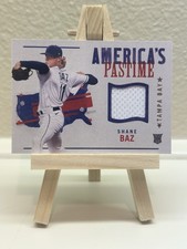 2022 Panini Chronicles - America's Pastime Swatches Shane Baz #APS-SB (MEM, RC)