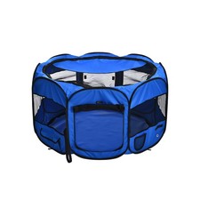 Amazon Basics Foldable Octagonal Soft Dog Pen - Indoor/Outdoor Portable Puppy Pl
