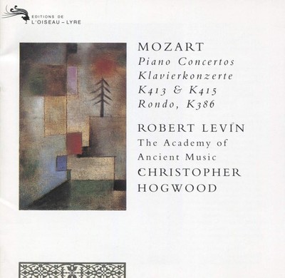 Mozart: Piano Concertos, K413 & K415, Rondo, K386 / Robert Levin, AAM, Hogwo...