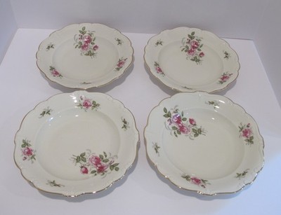 Vintage Rosenthal Pompadour ''Courtship'' 8'' Salad Plate Set of 4