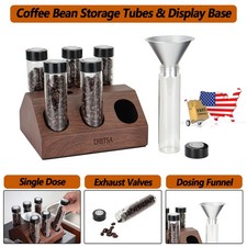 6 x Single Dose Coffee Bean Storage Tubes Con...
