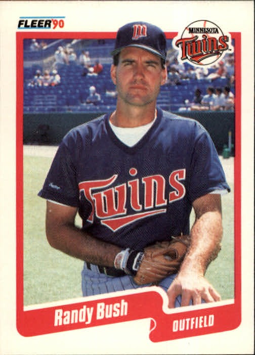 1990 Fleer #370 Randy Bush - BB