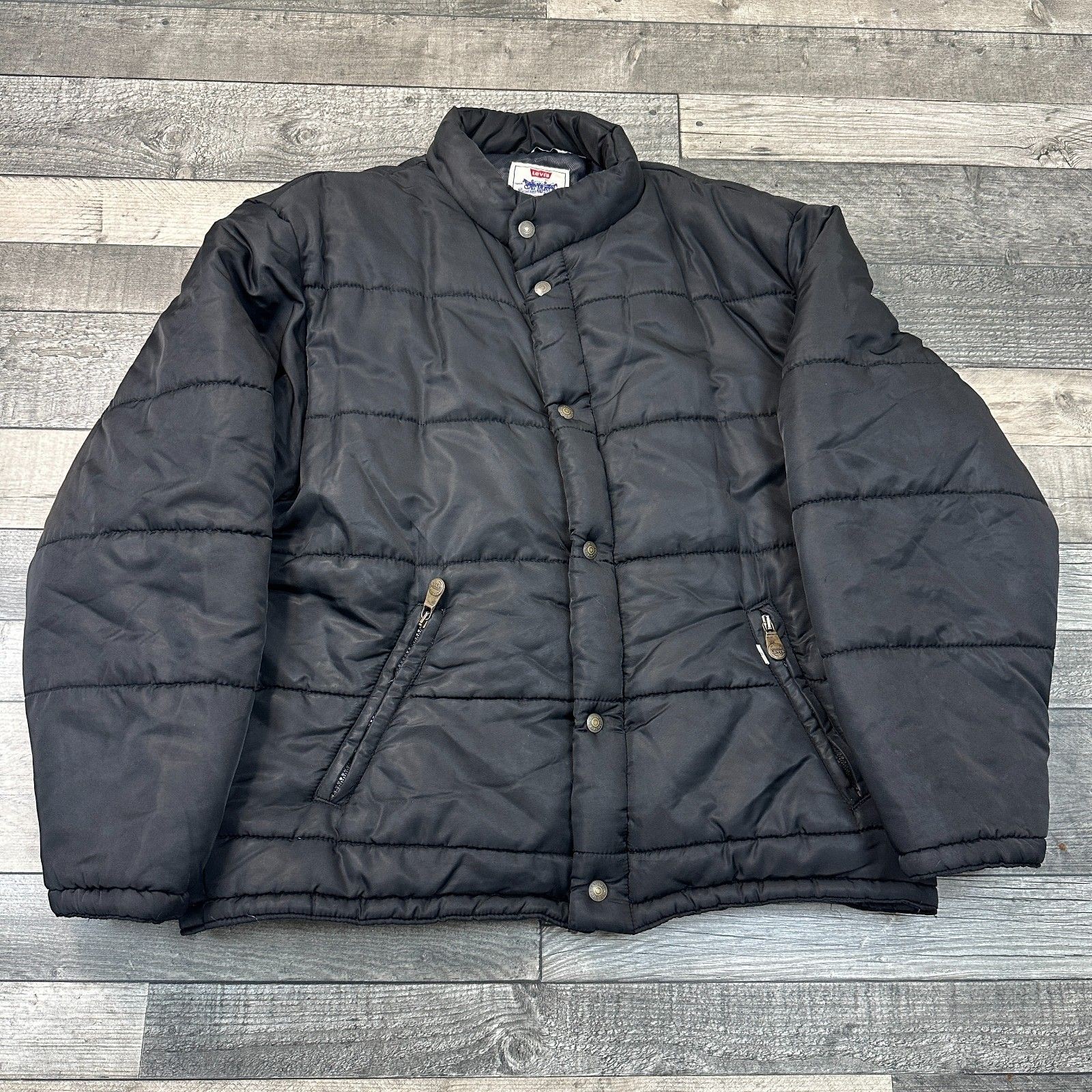 Levis Puffer Jacket Down Fill Winter Outdoor Blac… - image 7