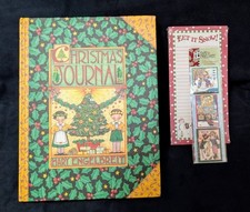 Mary Engelbreit Lot Christmas Journal, Notepad, and Dimensional Stickers