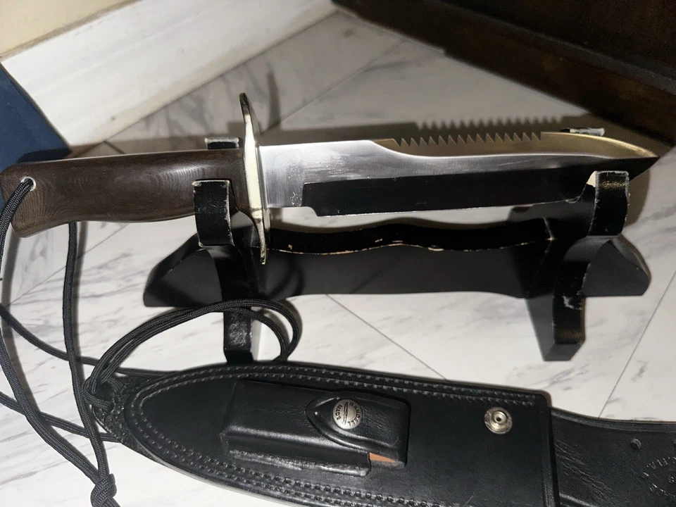 Cuchillo de Ataque Randall Modelo 14 Hoja 7 1/2", Mango Micarta, Funda Incluida Foto 4 de 4