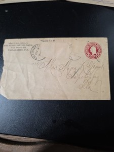 1916 Embossed EnvelopepStamp Of George Washington