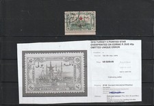 TURQUIE  1916---RRR----SURCHARGE ROUGE DE LA VALEUR  MANQUANTE  MI 472    T 1483