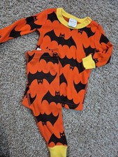 Hanna Andersson 2 piece pj set bats Halloween size 6-12M