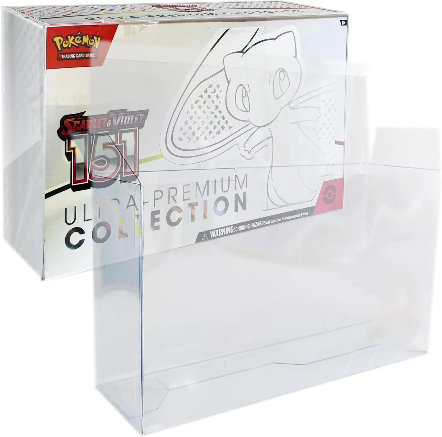 1 Protector para Pokemon 151 Ultra Premium Colección Caja UV Resistente a Arañazos