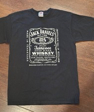 Jack Daniel  s Tennessee Whiskey Black Graphic T-Shirt Size M