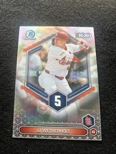 2026 Bowman Chrome Prospects Top 100 J.J. Wetherholt  #BTP-5 St Louis Cardinals
