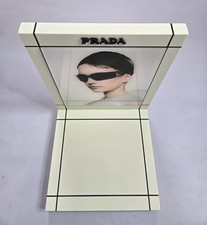 PRADA PASTEL GREEN ONE PIECE LOGO DISPLAY UNIT IN PLEXIGLASS MADE IN ITALY