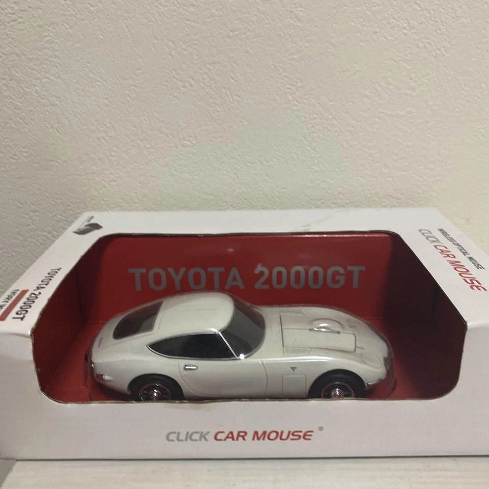 TOYOTA 2000GT Wireless Optical Mouse Ivory White Japan limited edition Unused - Image 2 of 4
