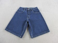 VINTAGE Southpole Shorts Mens 28 Blue Denim Baggy Skater Y2K 00s Grunge Loose