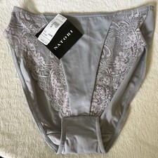 Vintage NATORI High Thigh Bikini BRIEF PANTY Panties 90s Y2K Lace Size L 52366