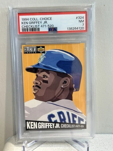 1994 Upper Deck Collector's Choice - Checklist Ken Griffey Jr #324 PSA 7