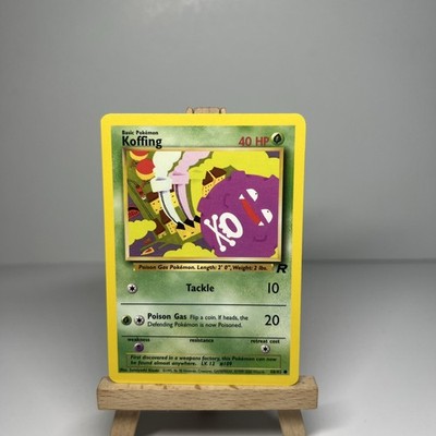 Pokémon Koffing Team Rocket 58/82 MP/LP