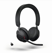 JABRA Evolve2 65 Stereo MS USB-C Bluetooth schwarz Headset Überkopf Schaumstoff
