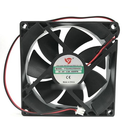 1 PC New Yingtian YTD249225S04501 24V 0.30A 2-wire Cooling Fan *yt