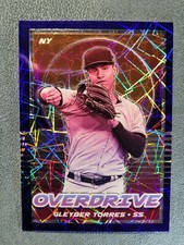 Gleyber Torres 2021 Chronicles Overdrive Blue Velocity Prizm #6 - Yankees