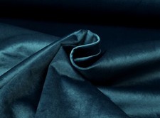 POLSTERSTOFF wasserabweisend Filzabseite Samt Velours PETROLBLAU EUR 11,98/m