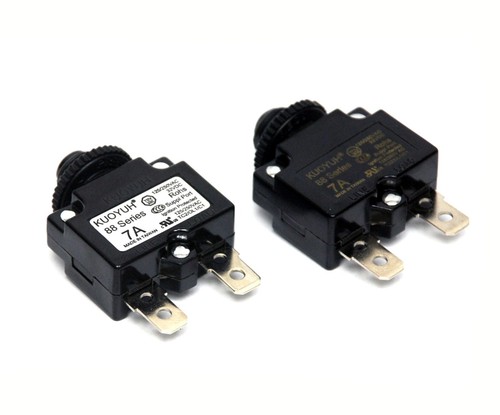 4pc 7A Circuit Breaker 88 series 125/250VAC 50/60Hz UL TUV VDE CCC KUOYUH Taiwan - Picture 3 of 5