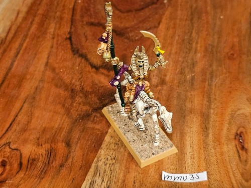 Warhammer Fantasy AOS Tomb Kings of Khemri Lich Priest Mounted METAL Painted - Picture 5 of 24