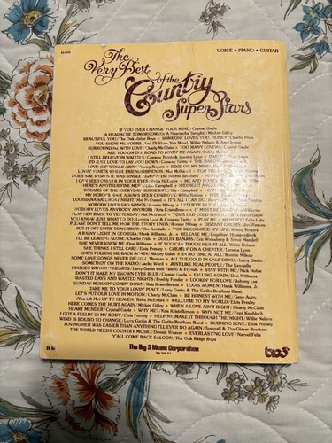 Vintage Songbook: Country Superstars, Voice / Piano / Guitar Music - Picture 5 of 5