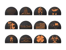 NDZ Grip Plug P2 for Glock GEN 1-3 26 27 33 39 Orange Pick Image