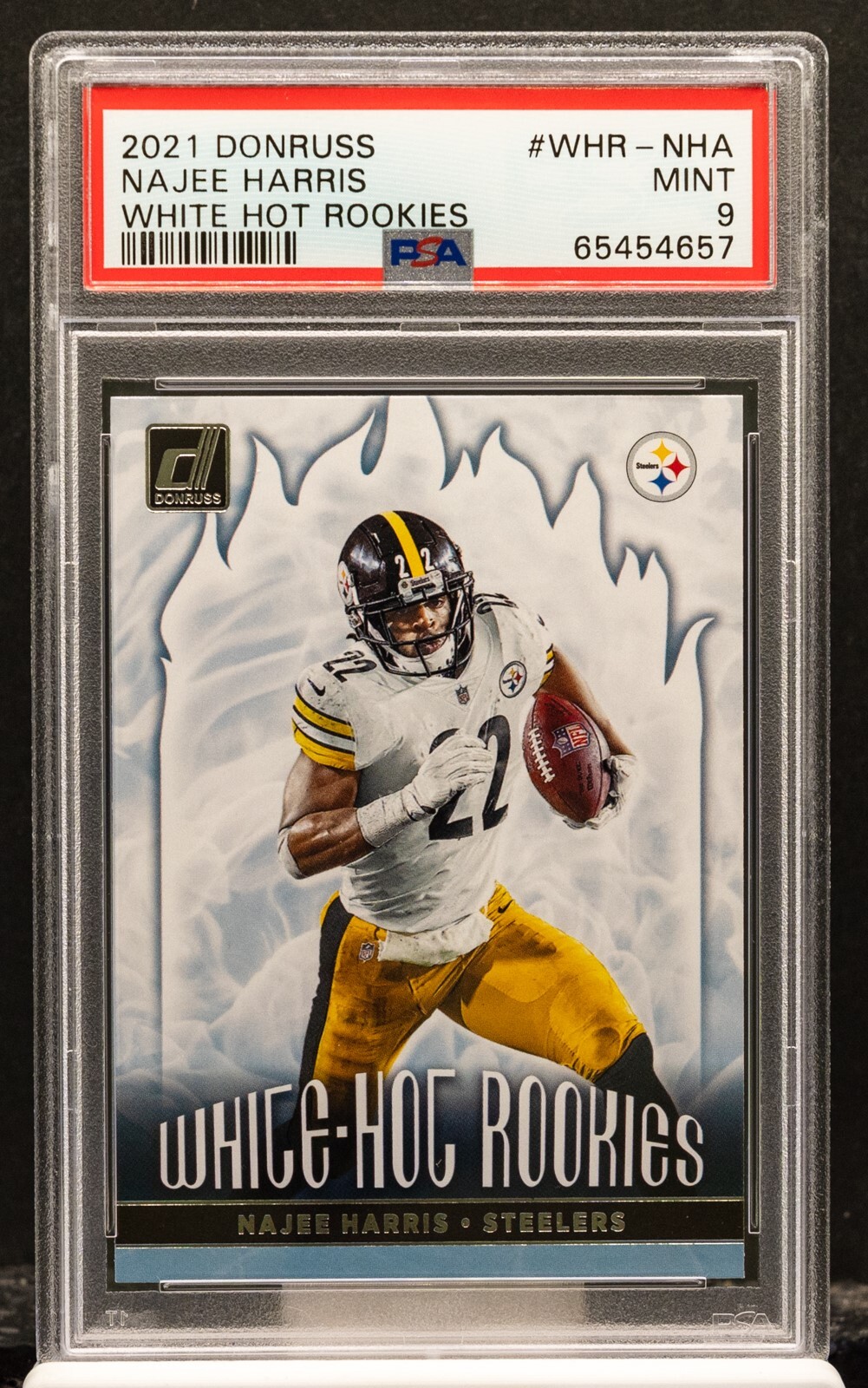 Najee Harris Panini Donruss White Hot Rookies #NHA Base