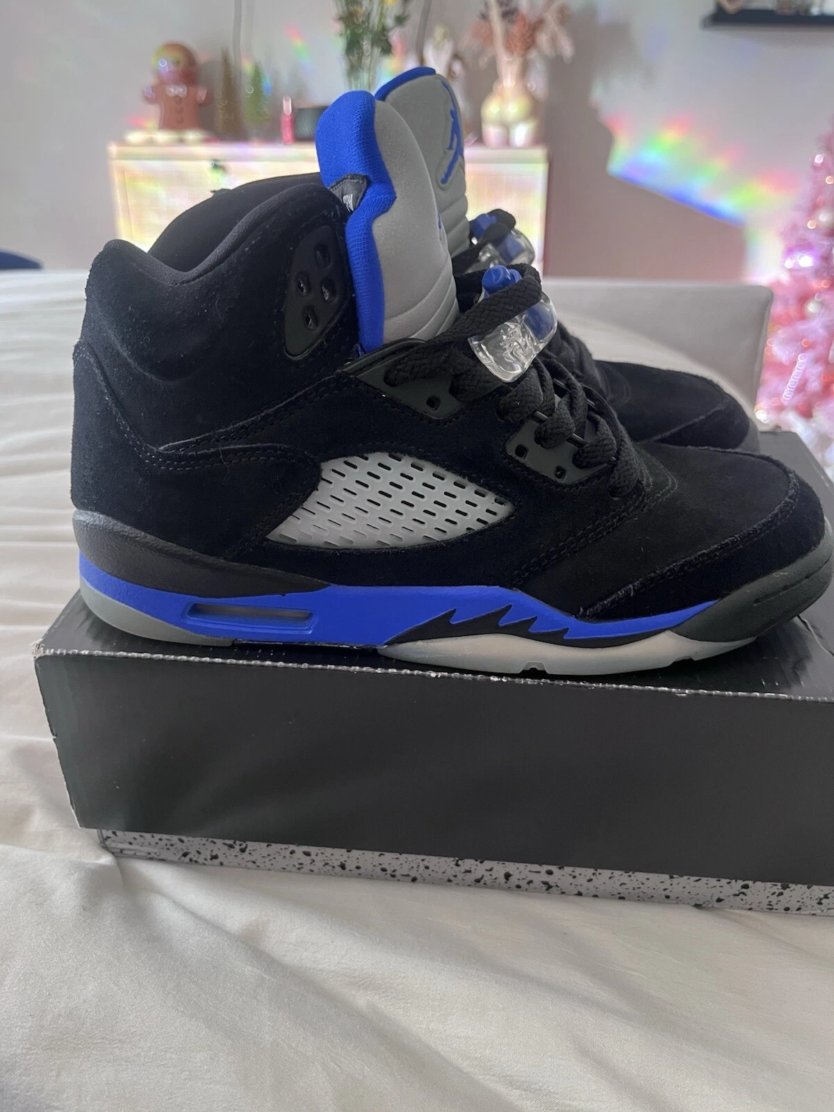 Taglia 5 5 Jordan 5 Retro Mid Racer Blu