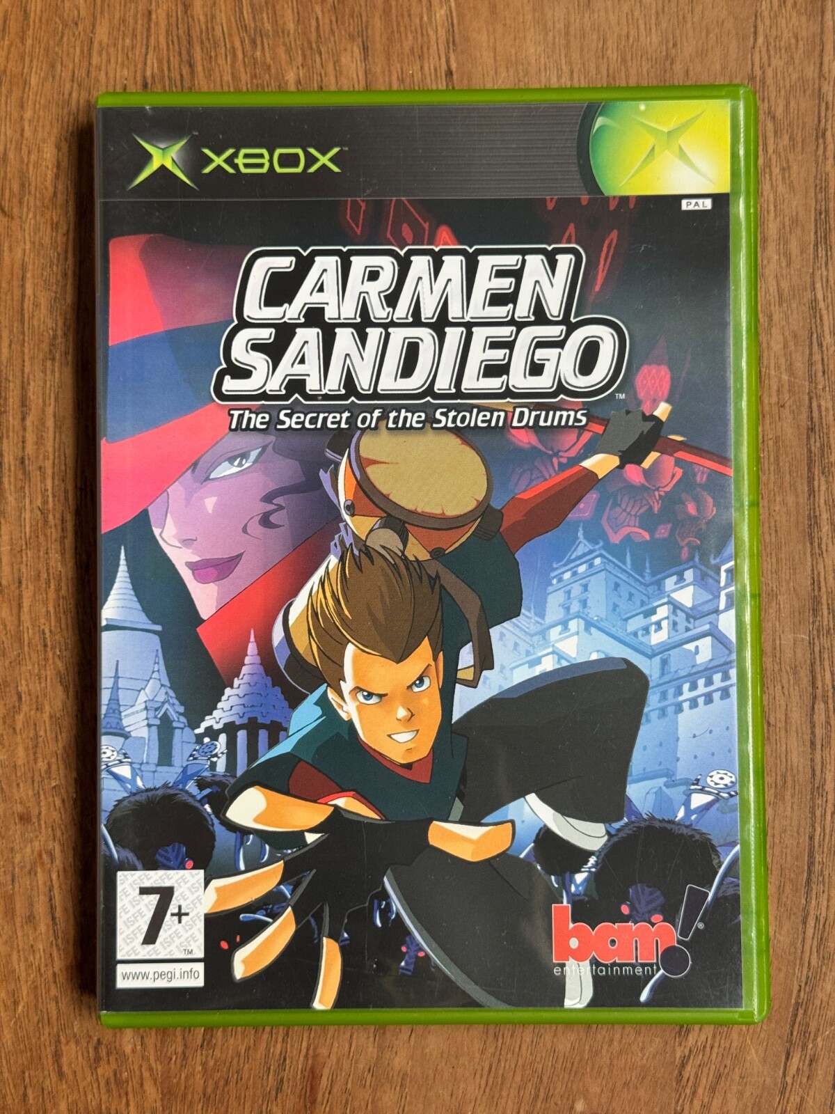 CARMEN SANDIEGO SECRETO DE LOS TAMBORES ROBADOS - XBOX ORIGINAL - PAL - Manual inc