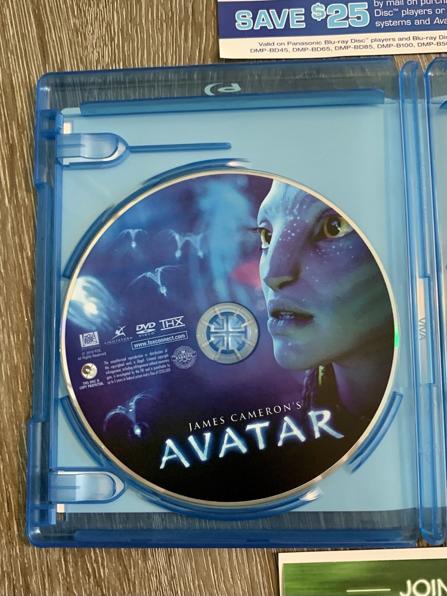 Avatar Blu-Ray 2-Disc Set Blu-ray DVD Combo Sigourney Weaver 2010