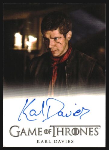 2021 Game/Thrones Iron Anniv Series 2 Full Bleed Autographs #NNO Karl Davies VL - Picture 1 of 2
