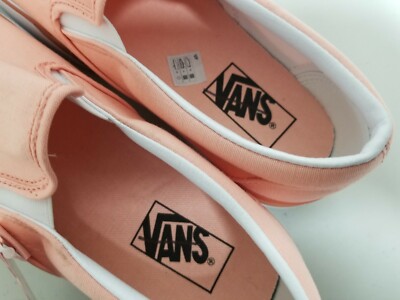 Vans Pastel Peach Stacked Slip On Sneakers Womens Size 9.5