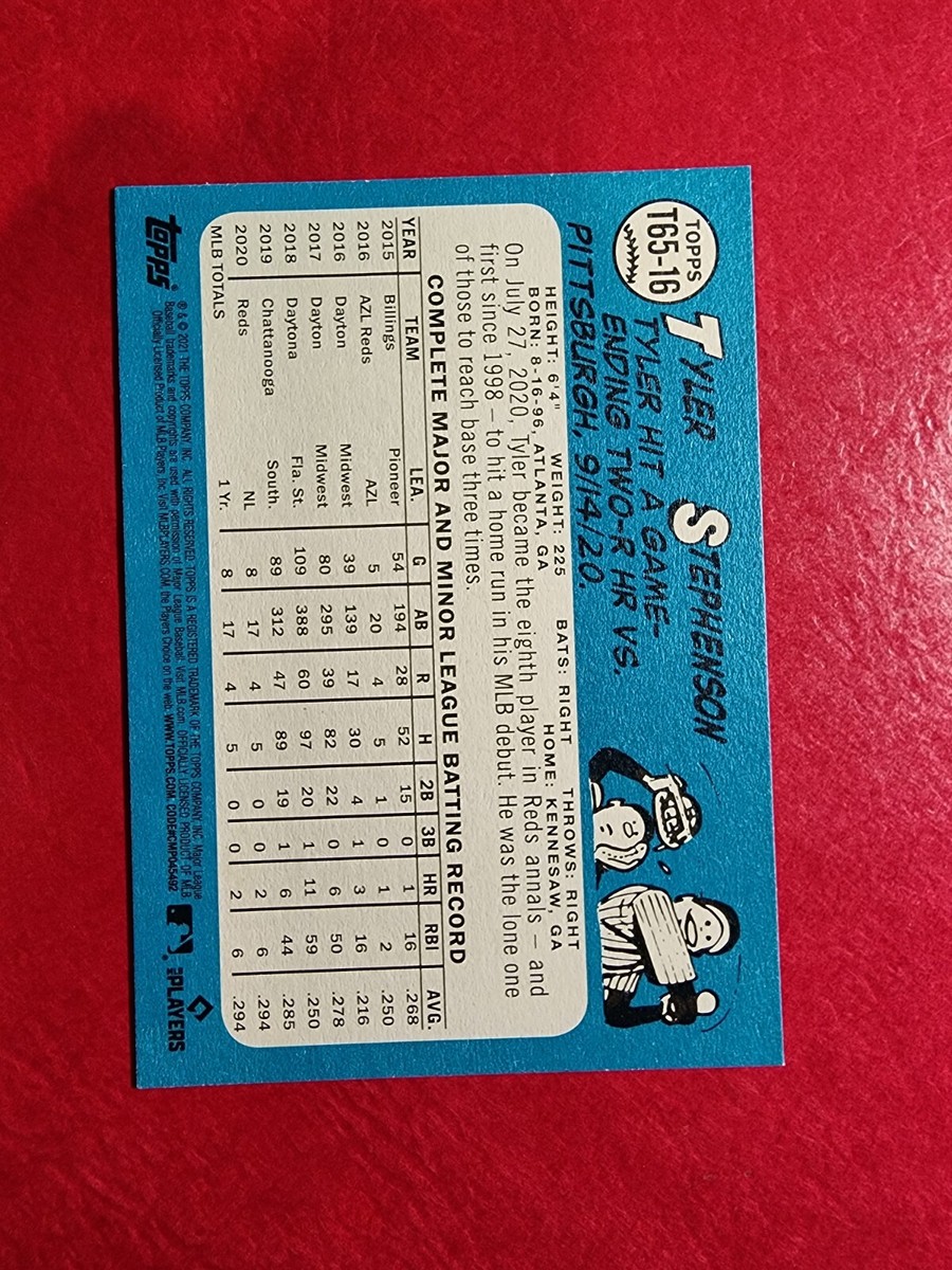 Tyler Stephenson 2021 Topps 1965 Redux #T65-16 ROOKIE RC