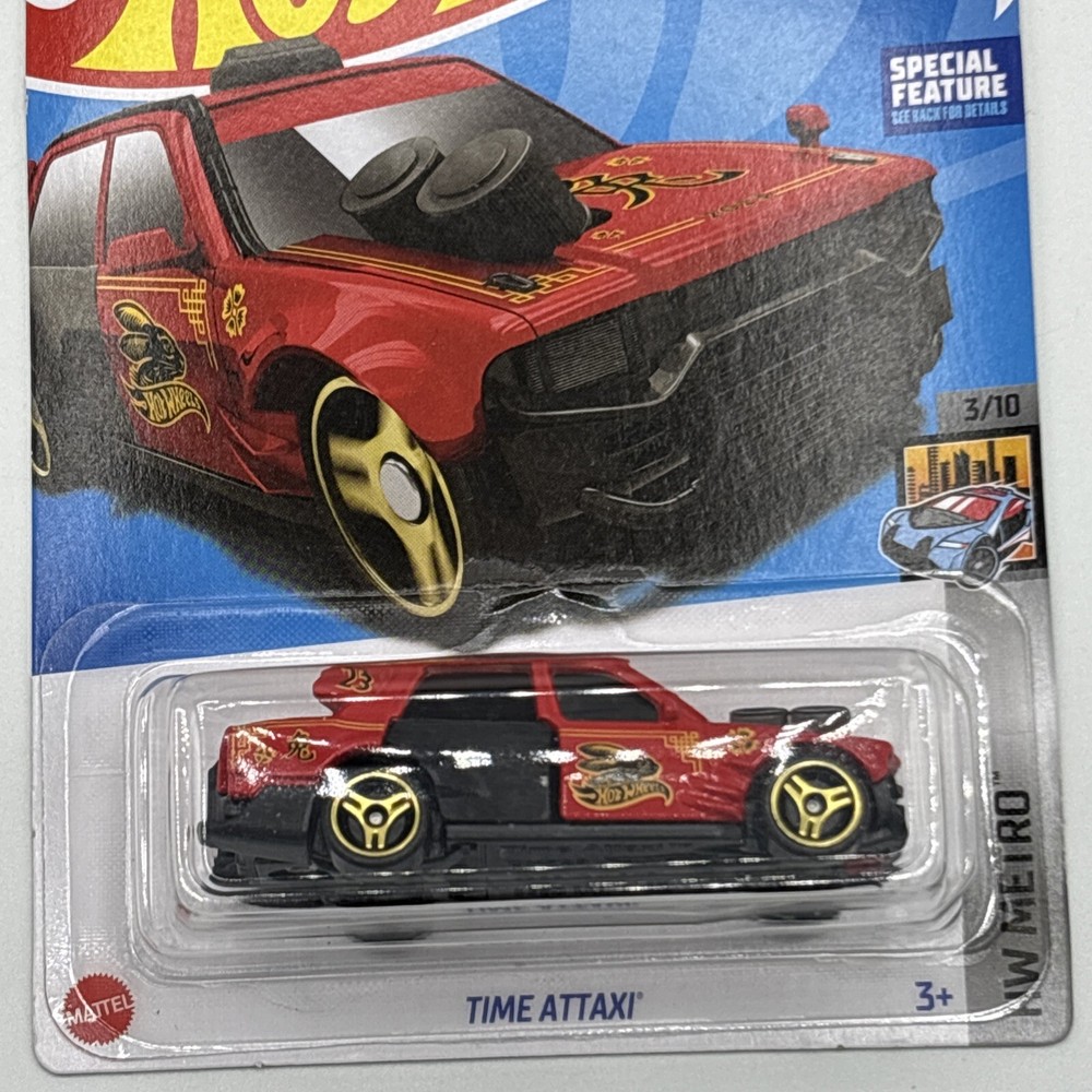 Hot Wheels TIME ATTAXI red 
