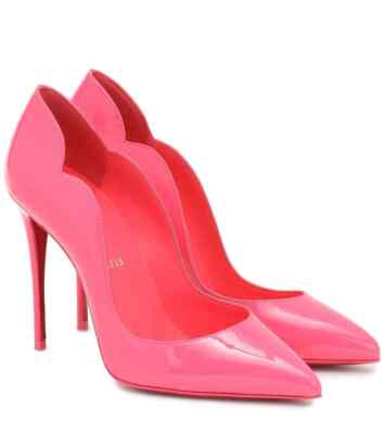 Christian Louboutin Hot Chick 100 Magnifique Pink Patent Leather