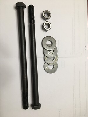 2 - FNL Bolts 5/8''- 11 x 11'' NC HPL G5, & 2- G5 Nuts, & 4- 5/8'' x 1-3/4'' Washers