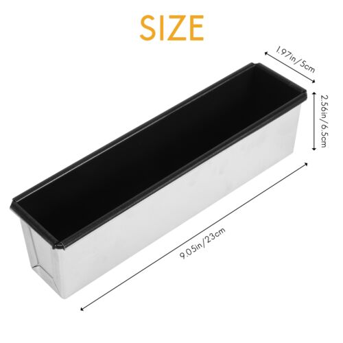 Non-Stick Rectangular Bread Mold Small Toast Box Baking Mold Cake Mold M6G52791 - Bild 3 von 3